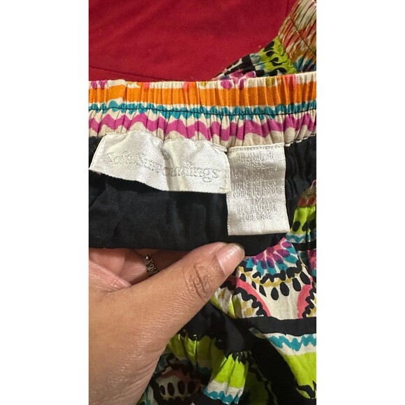 Vintage Soft surroundings boho gypsy funky festival maxi skirt size TALL MEDIUM - Picture 7 of 9